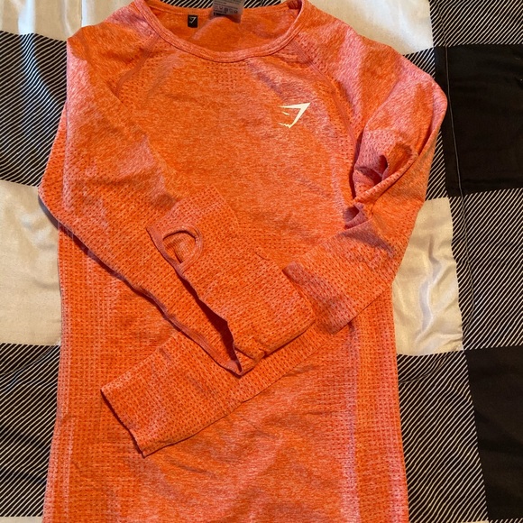 PEACH CORAL LONG SLEEVE - Picture 1 of 1